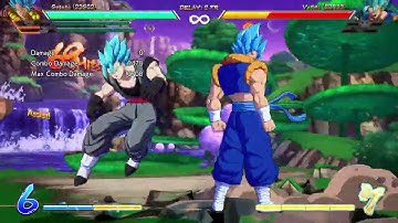 Gogeta [SSGSS] 3 Bar Round Start 2M TOD - DragonBall FighterZ