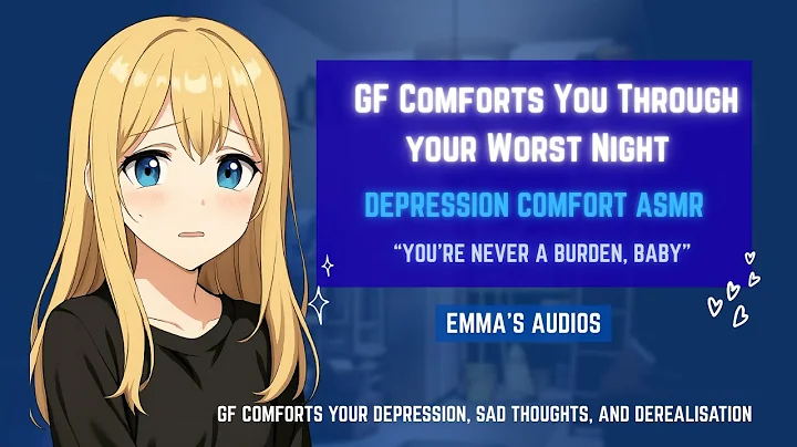 caring gf comforts your depressive thoughts 💖🌧️🌟 [rain sfx] [asmr gf roleplay] F4A] [cuddles] thumbnail