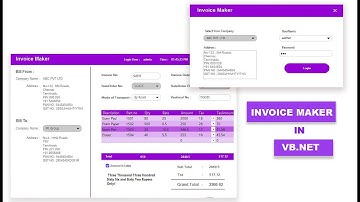 Invoice Maker in VB NET - Part1