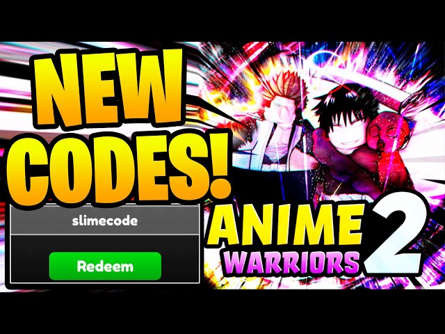 Anime Warriors Simulator 2 Codes (December 2023) - Roblox