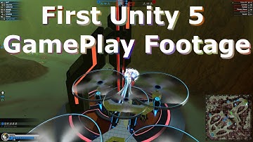 First Unity 5 Game Engine Gameplay | RoboCraft