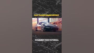 Car Transformer Effect  #editing #editingtutorial  #aftereffects #cars #transformers #transition