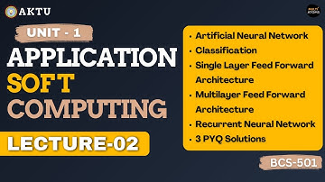 Lec-1.2 | Application Of Soft Computing| Unit-1 | BCS-056| ASC 3rd Year | Aktu Exams