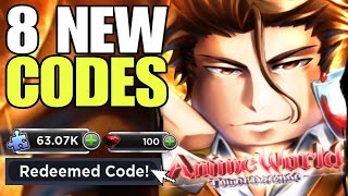 *VALENNTINES UPDATE* ANIME WORLD TOWER DEFENSE CODES 2024 | AWTD CODES