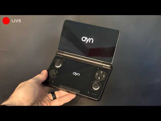 🔴 LIVE testing the Ayn Thor, Dual Screen Android handheld - YouTube