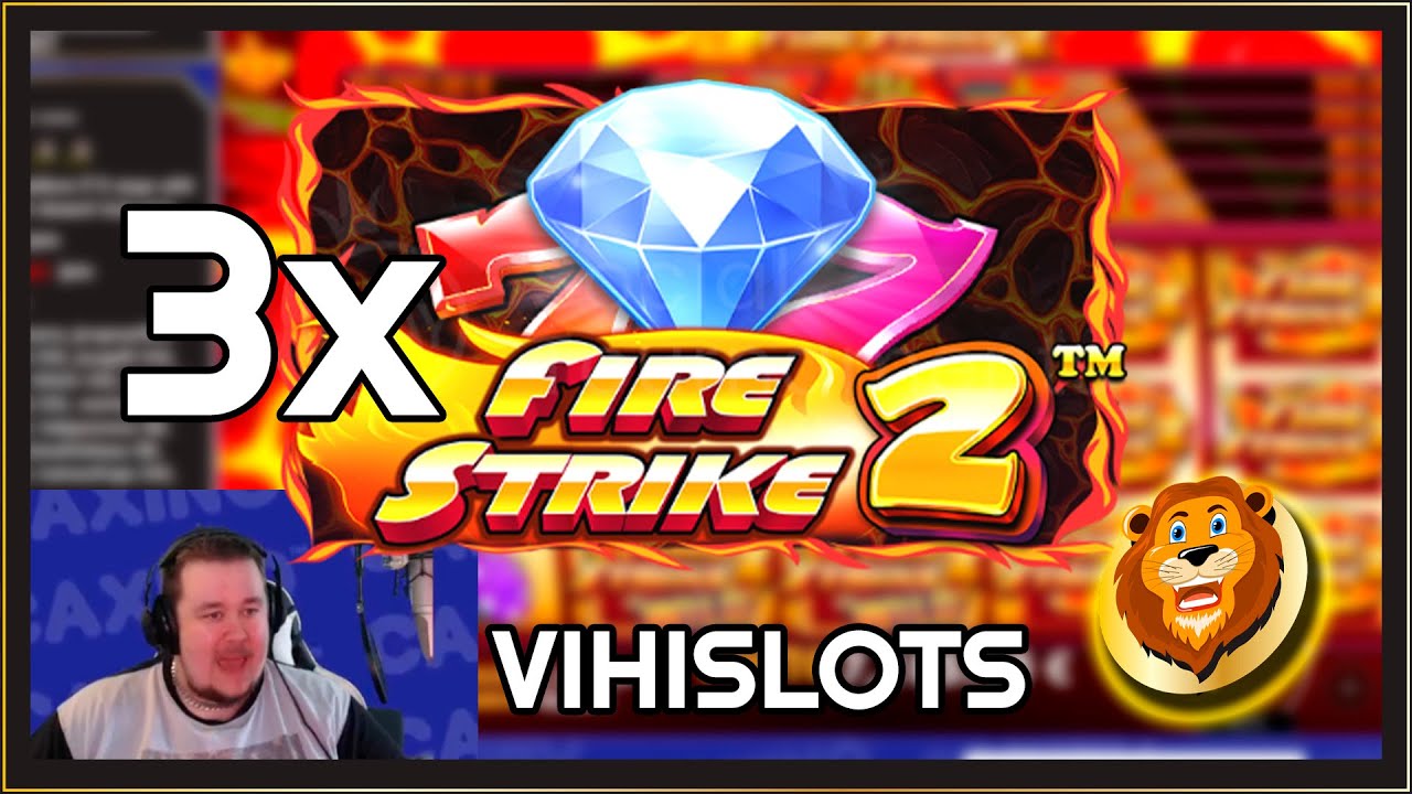 FIRESTRIKE 2 ★ 3 AWESOME WINS FROM NEW PRAGMATIC ★ VIHISLOTS TWITCH STREAM
