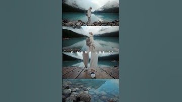 Before & After Color Grade - Cinema LUT 01