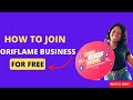 How to join oriflame for free  join oriflame in nigeria  become an oriflame beauty consultant