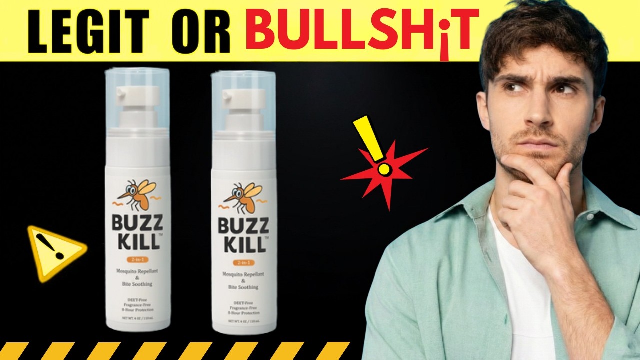 BuzzKill™ Repellent — Miracle Bug Shield or Online Hype? - YouTube