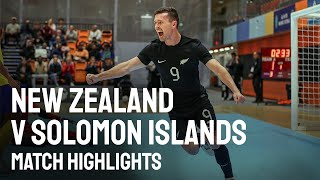 New Zealand vs Solomon Islands | OFC Futsal Nations Cup Semifinal | 5 October 2023