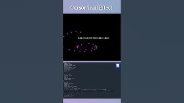 Neon Cursor Trail Effect Using HTML, CSS & JavaScript 🌟✨#webdevelopment  #cursoreffect #webdesign