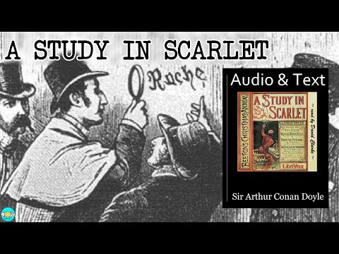 Sherlock Holmes: A Study In Scarlet - Videobook 🎧 Audiobook with Scrolling Text 📖