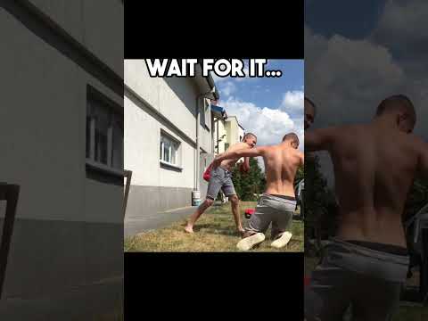 When your LITTLE BROTHER says he'll KNOCK you OUT! #shorts