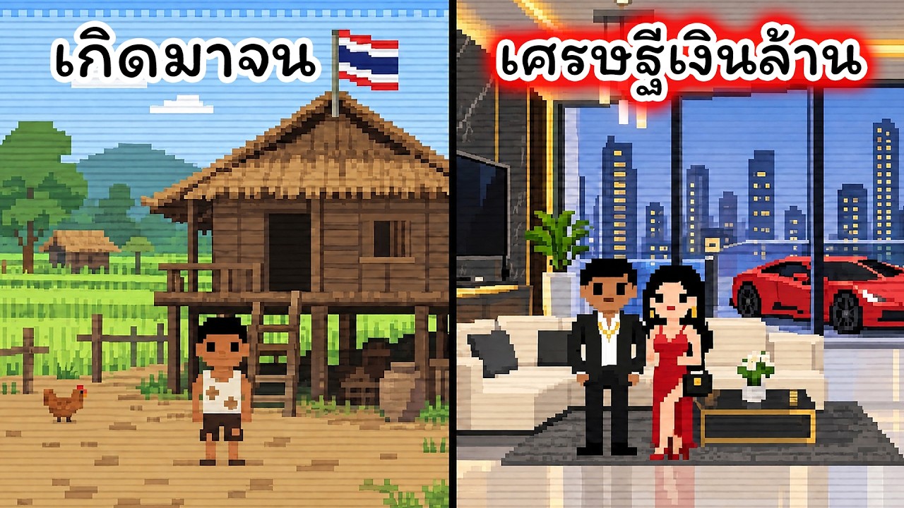 เกิดบ้านนอกบ้านจนในไทยจนกลายเป็นเศรษฐีเงินล้าน 1 ใน 65 ล้าน