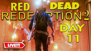 Red Dead Redemption 2 | Day 11 Live – Arthur Morgan’s Wild West Adventure! | XTYLISHGAMING