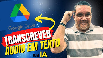 Como transcrever áudio em texto usando IA no Google Drive