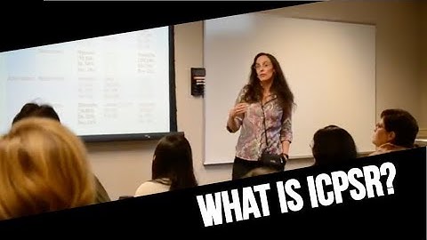 ICPSR 101: What is ICPSR?
