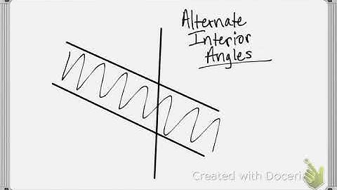 parallel lines cut by transversal