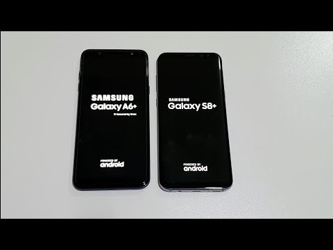 Samsung Galaxy A6 Plus vs Samsung Galaxy S8 Plus - Speed Test!! (4K)