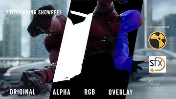 Rotoscoping Showreel VFX | NUKE X | SILHOUETTE | Deadpool basic Roto Shapes | manojeditography