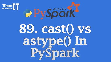 PySpark cast() vs astype() Explained |Convert String to Int, Float & Double in DataFrame #pyspark