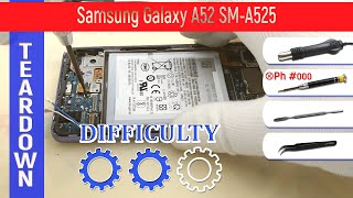 Samsung Galaxy A52 Sm-A525 📱 Teardown Take Apart Tutorial