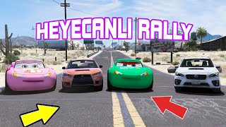 En İddi̇ali Rally Yarişinda Örümcek Adam Şi̇mşek Yağmur Örümcek Anne Yarişiyor Gta5 Gerçek Hayat