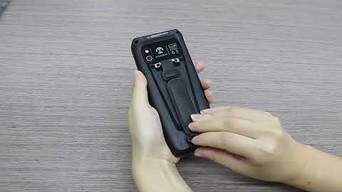 BX N40 PDA 1D 2D QR barcode scanner NFC handheld terminal video 01