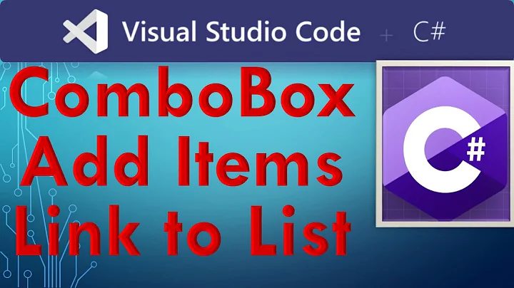 Add Item to Combobox in C# | Example of Windows Form Application | Link to List