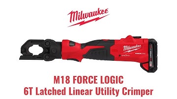 Milwaukee M18 FORCE LOGIC 6T Latched Linear Utility Crimper