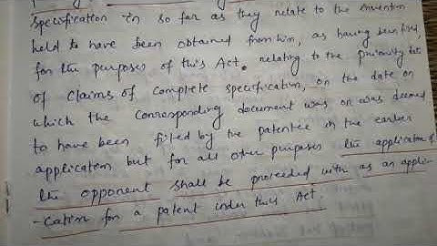 Section 26 of the Indian Patent Act(PAE-2020)