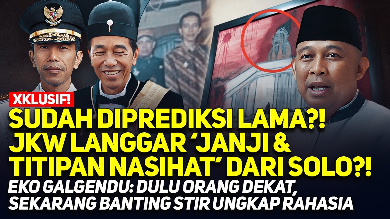XKLUSIF! SUDAH DIPREDIKSI LAMA?! JKW LANGGAR 'JANJI & TITIPAN NASIHAT' DARI SOLO?!