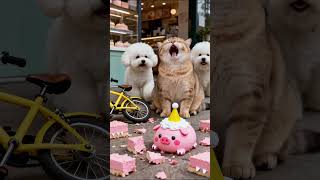 Cats Big Cake Challenge A Small Accident Brings An Unexpected Sweet Reward