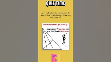 How Many Triangles Can You Find? 🤔 Don’t Rush—It’s Tricky!