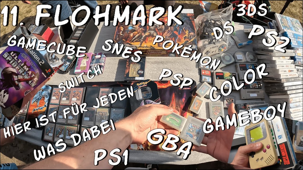 11  Flohmarkt Heute kommt jeder auf seinen Geschmack/// Gameboy/// Gamecube/// PS1 /// PS2 usw.