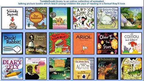 TumbleBook Library 책들