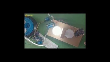 #turning  on two #lamps  #using  #radio  #communication  between two Micro:bit #boards #shorts