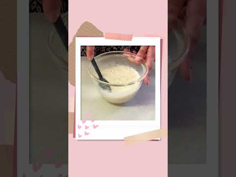 【簡単スイーツ】オートミールを美味しく食べるレシピ！混ぜて冷やすだけ！オートミールプディング🥣　easy! delicious oatmeal pudding #shorts