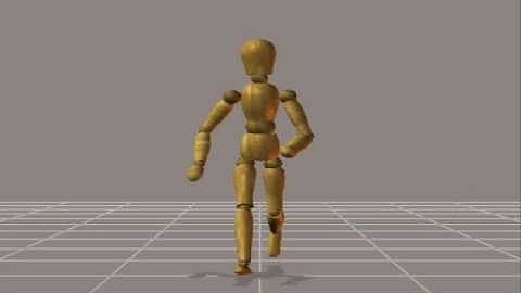 poser 8 walk run cycle