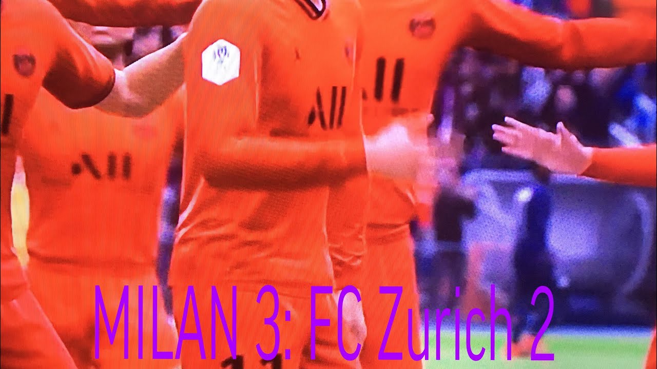 FIFA 20 FUT DRAFT обзор первого матча MILAN - FC Zurich 3:2