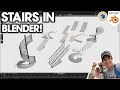How to Create 10 Kinds of STAIRS in Blender!