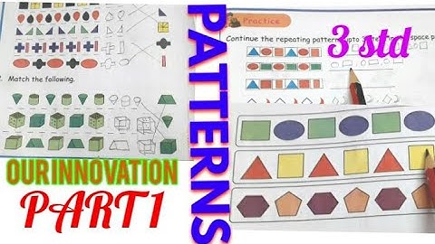 3 std Maths -PATTERNS-unit 3 - part 1 - Term l samacheer