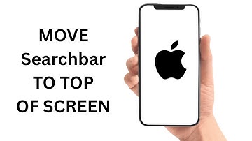 How To Move Search Bar To Top Of Screen On iPhone - Step By Step