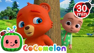 Animal Hide and Seek! | JJ's Animal Time | Animals for Kids | Sing Along | Learn about Animals