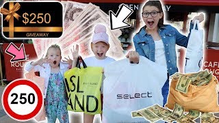 £250 SHOPPING SPREE CHALLENGE!! WHAT WILL THEY BUY?! 💴😱