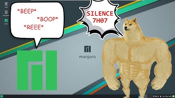 Disabling that annoying beep / bell sound in Manjaro (Arch) Linux