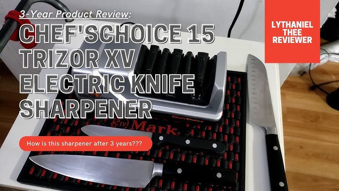 Chef'sChoice 15 Trizor XV EdgeSelect Professional Electric Knife Sharp –  JADA Lifestyles
