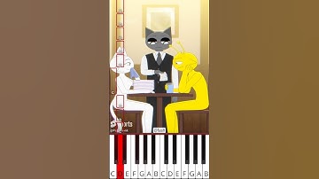 Power of makeup Wenda and Simon | Incredibox Sprunki (@fash) - Octave Piano Tutorial