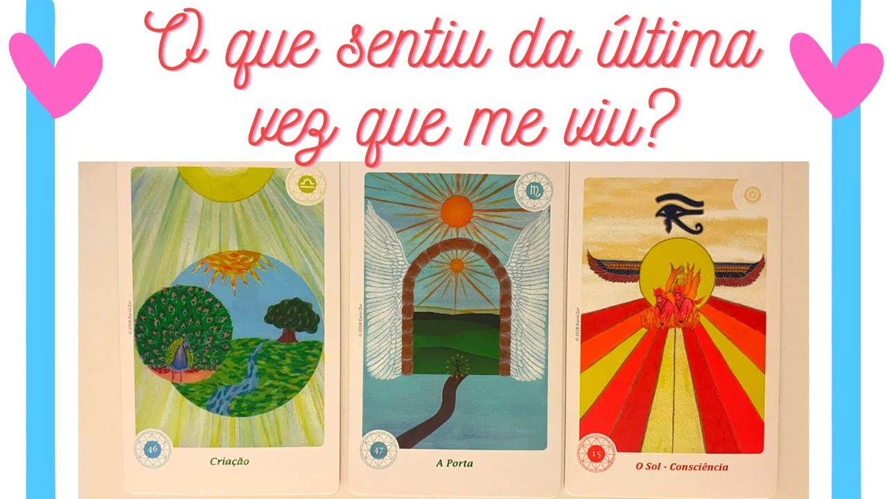 O que sentiu da última vez que me viu? #tarotamor #tarotresponde #leituradetarot