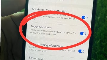 Increase The Touch Sensitivity Of The Screen For Use With Screen Protector